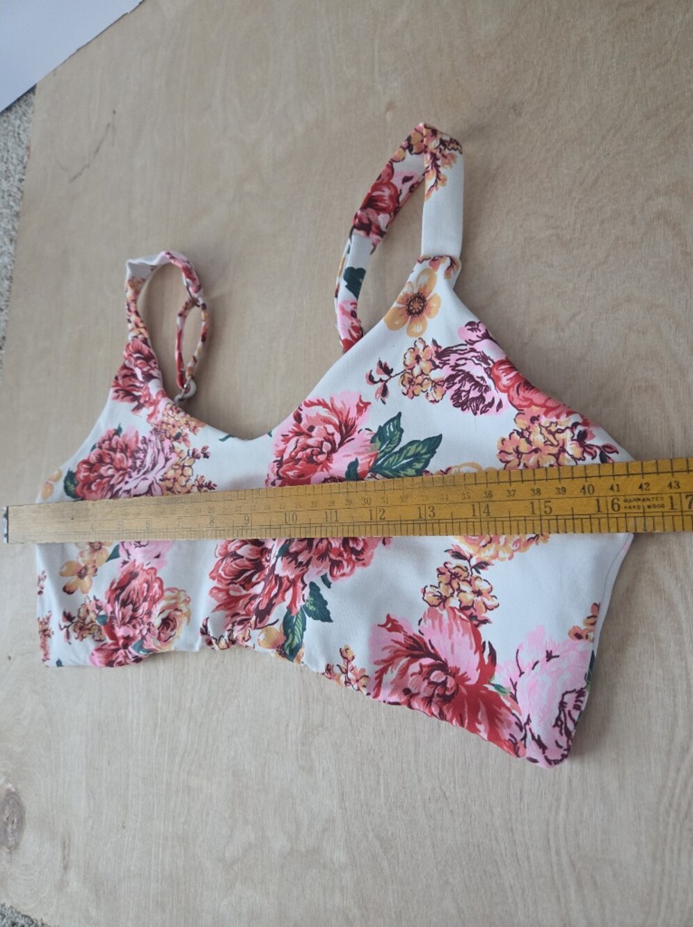 Maaji Floral Reversible Peony Bralette Bikini Top - Picture 9 of 9